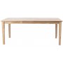Dalars spisebord 180x90 hvitoljet eik