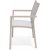 Urbanite spisegruppe med spisebord 207 cm og 8 st stable spisestoler - Beige