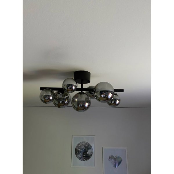 Plafond Molekyl - Svart/røykgrå Plafond Molekyl - Svart/røykgrå