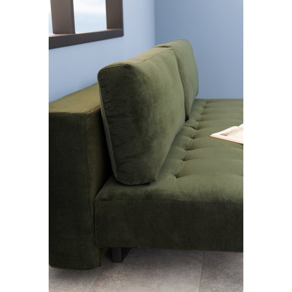 Blain 3-seters sovesofa - Grønn Blain 3-seters sovesofa - Grønn