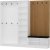 Armadio hallmbler 225 x 35 x 210 cm - Hvit/beige