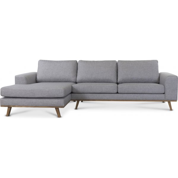Stockholm Sofa Gr/Eik - Venstre