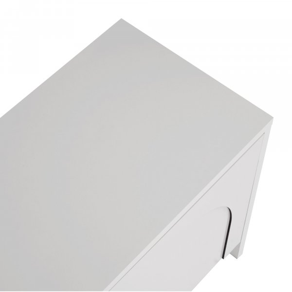 TV-stativ Aurell 180 cm - Hvit