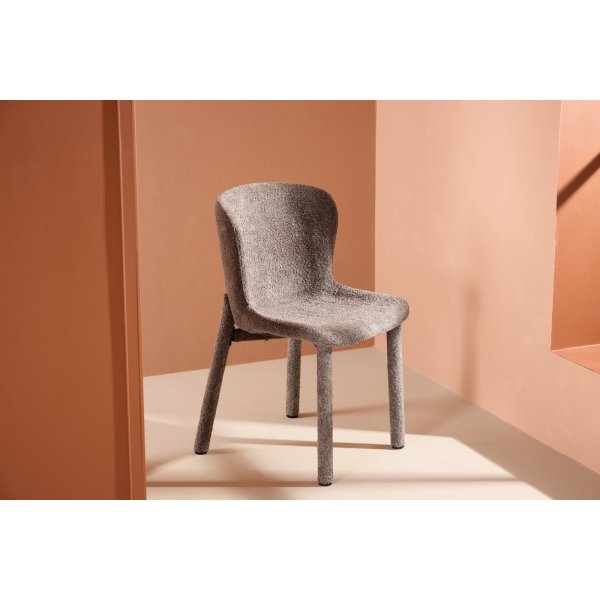 Astoria spisestol - Brun bouclé Astoria spisestol - Brun bouclé