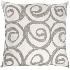 Putetrekk Bomull 60X60 Grå-hvit Circle - Olsson & Jensen Putetrekk Bomull 60X60 Grå-hvit Circle - Olsson & Jensen