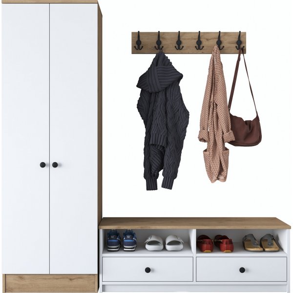 Mendy hallmbler - Hvit/valntt