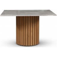 Sumo spisebord 120x120 cm - Oljet eik / Sølvmarmor Sumo spisebord 120x120 cm - Oljet eik / Sølvmarmor