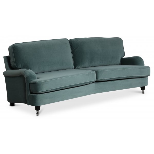 Kvarsebro Howard 3-seter hjrnesofa - Mintgrnn (Flyel)