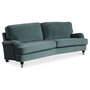 Kvarsebro Howard 3-seter hjrnesofa - Mintgrnn (Flyel)