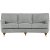 Howard Watford Deluxe 4-seters buet sofa - Gr + Tekstilrens for mbler