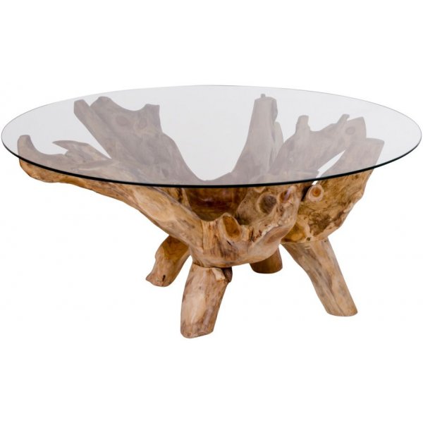 Amazonas salongbord - Teak / Glass