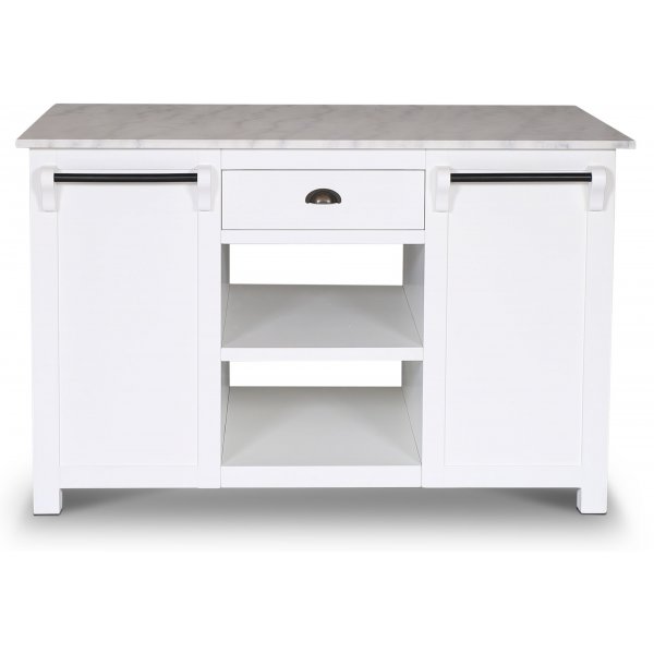 Heritage kjkkeny, Skagen - Hvit/lys marmor