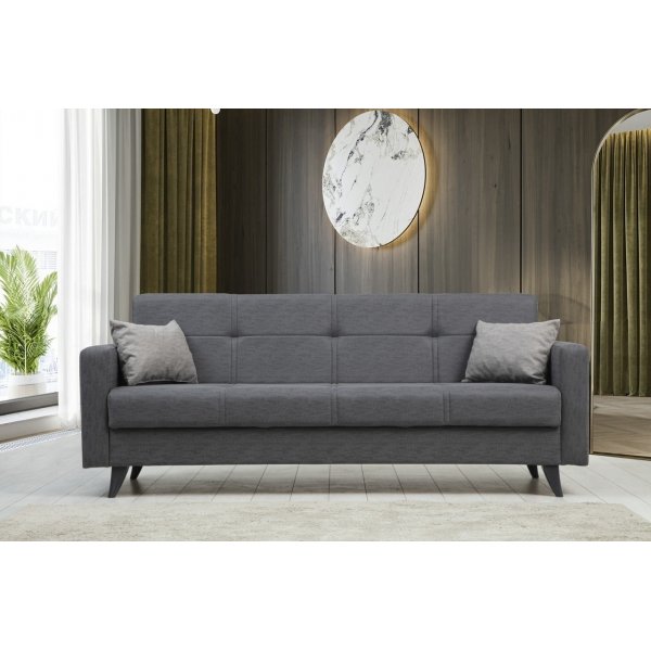 Polya 3-seters sovesofa - Mørkegrå Polya 3-seters sovesofa - Mørkegrå