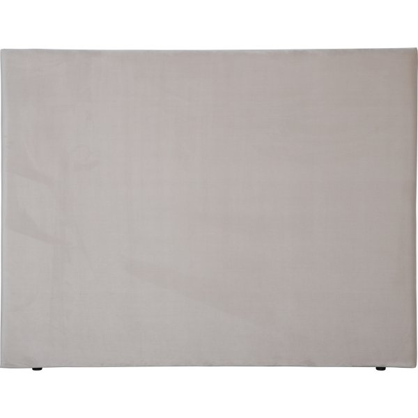 Alvik glatt sengegavl 160 cm - Beige flyel