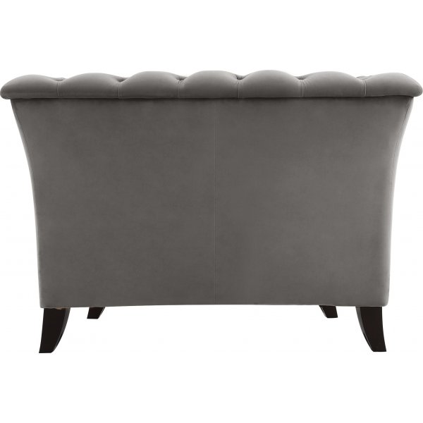 Lenestol chesterfield grå - Henry + Møbelrengjøring Lenestol chesterfield grå - Henry + Møbelrengjøring