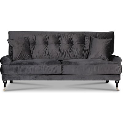 Adena 2-seter sofa - Mrkegr flyel