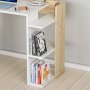 Ruby skrivebord 90,6x46,8 cm - Hvit/eik
