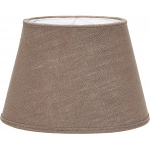 Oval Selected Linen lampeskjerm - Mocca