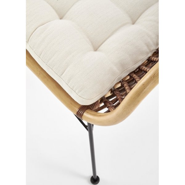 Brody utestol - Rotting/svart + Tekstilpleie for m�bler