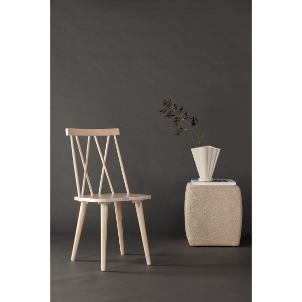 Mariette spisestol - Whitewash