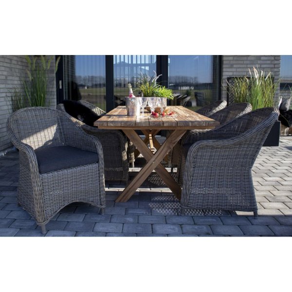 Murcia spisebord - Teak - 200x90x75 Murcia spisebord - Teak - 200x90x75