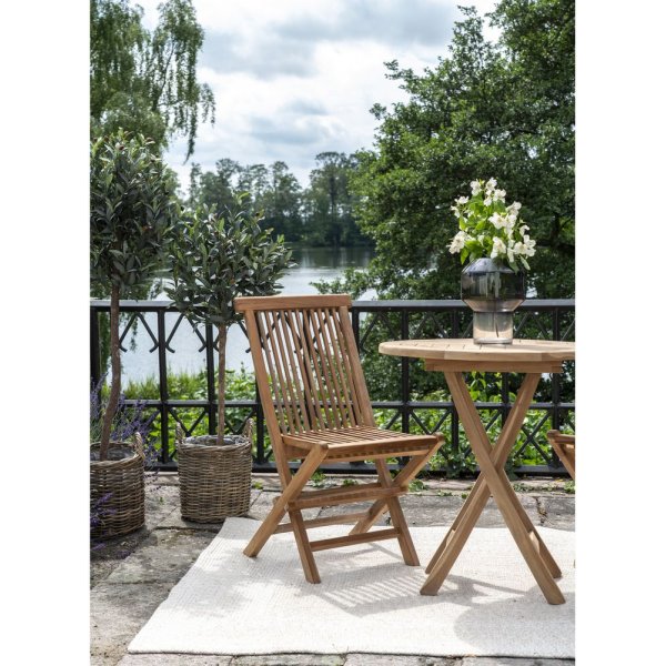 Toledo spisestol - Teak + Treolje til mbler