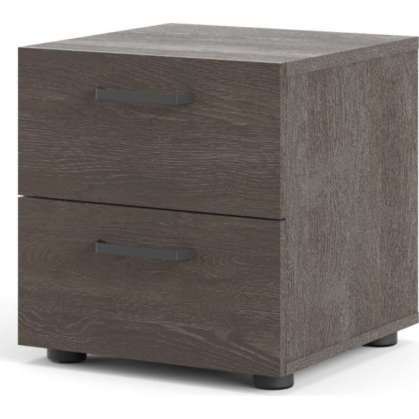 Dallas nattbord - M�rkebrunt