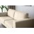 Aspen 3-seter sofa - Beige flyel + Mbelpleiesett for tekstiler
