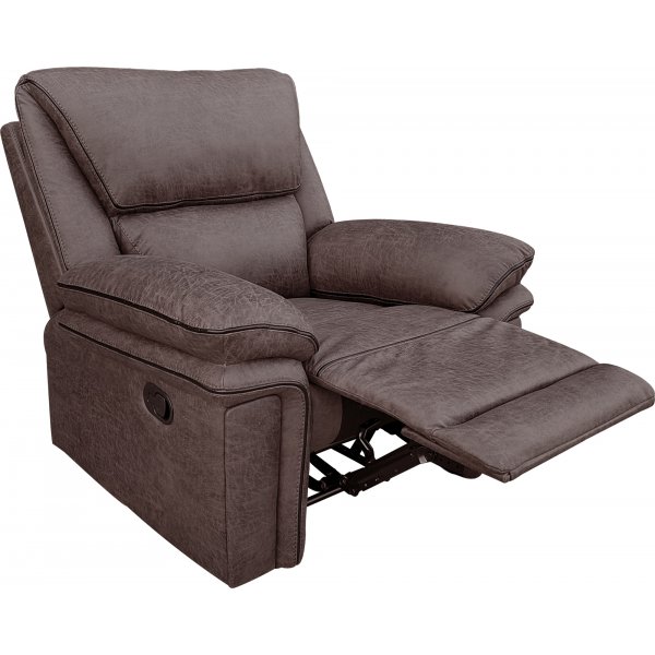 Reclinerlenestol Riverdale - Brun (Mikrofiber) + Tekstilrens for møbler Reclinerlenestol Riverdale - Brun (Mikrofiber) + Tekstilrens for møbler