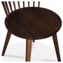 Nova spisegruppe, uttrekkbart spisebord 130-170 cm inkl. 4 stk. pinnestoler Castor - Svartbeiset eik + 3.00 x Mbelftter