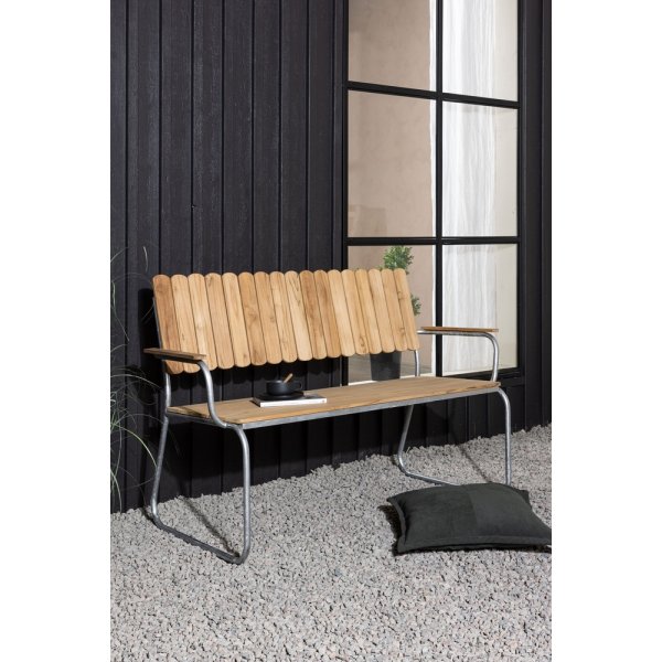 Mllan hagesofa i teak
