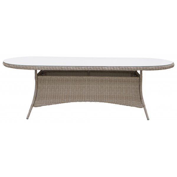Tor ovalt spisebord 230x100 cm - Nature