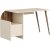 Suave skrivebord 125,2 x 60 cm - Lys valntt/beige