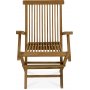 Grunnebo stol med armlene - Teak