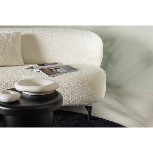 Luna 3-seters sofa - Sort/Hvit Luna 3-seters sofa - Sort/Hvit