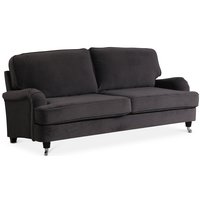 Kvarsebro Howard 3-seter sofa - Mørkegrå (Fløyel) Kvarsebro Howard 3-seter sofa - Mørkegrå (Fløyel)