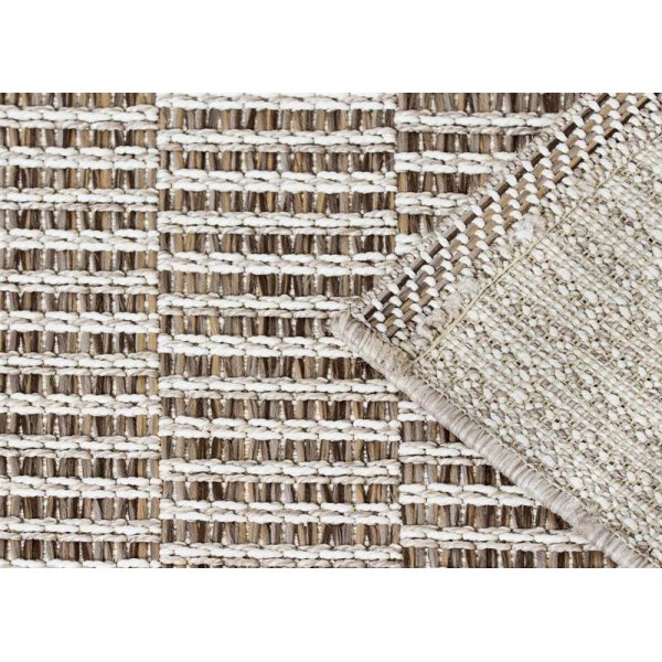 Flatvevd / glattvevd teppe Alan - Natur