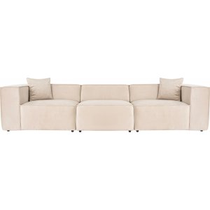 Lora 3-seters sofa - Cream