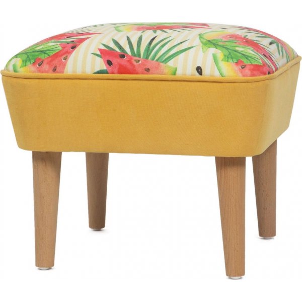 Damo puff 19 - Flerfarget Damo puff 19 - Flerfarget