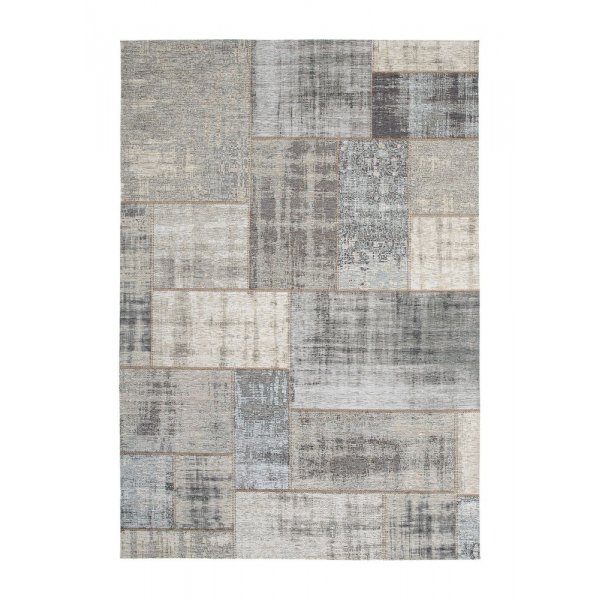 Patchwork-teppe Stracciatella - Lys/Natur