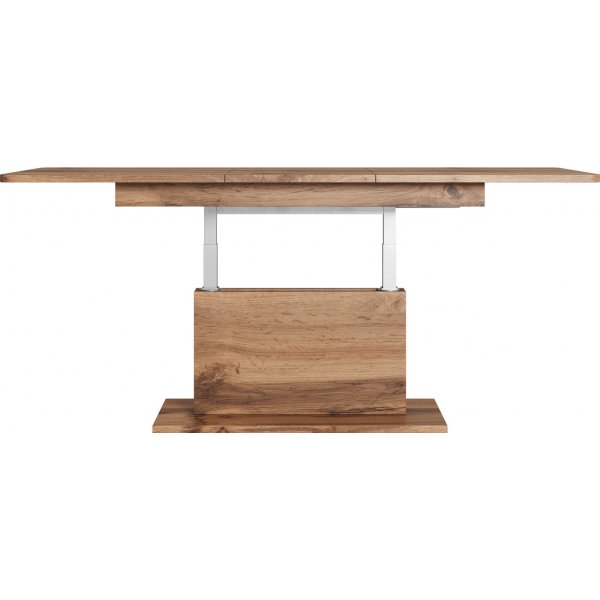 Cense uttrekkbart salongbord 126-167 x 70 cm eik