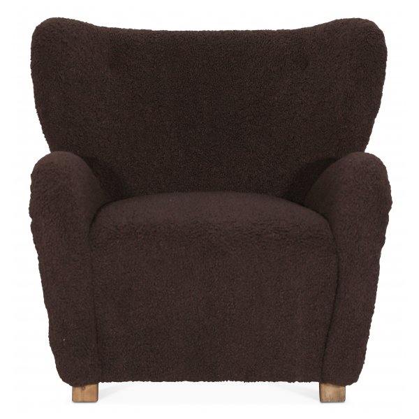 Bffel reklaff lenestol - Brun Teddy + Mbelrengjring