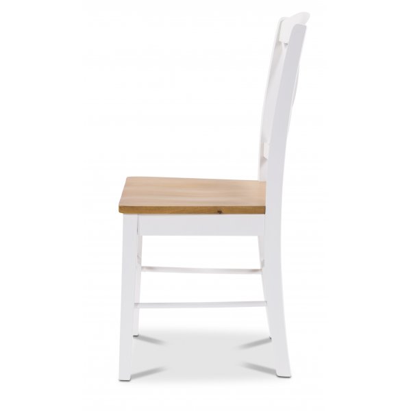 Merida stol - Hvit / eik Merida stol - Hvit / eik
