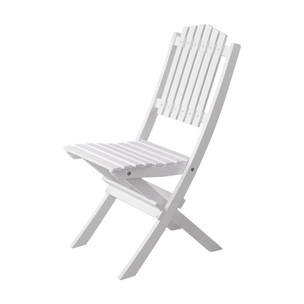 Haväng hvit utegruppe; 2 stoler med bord Haväng hvit utegruppe; 2 stoler med bord