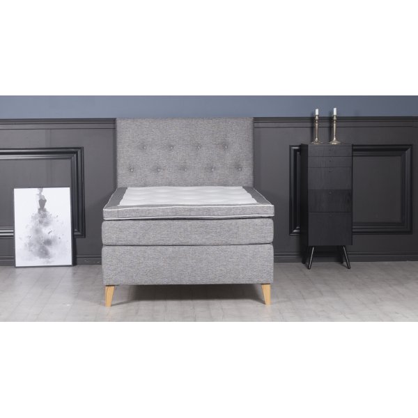 Ebony Luksuspakke 5-soner Pocket med gavl - 120 cm Ebony Luksuspakke 5-soner Pocket med gavl - 120 cm