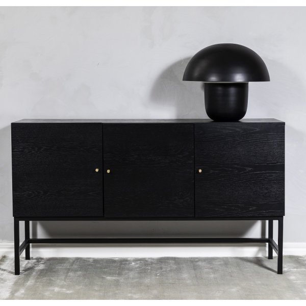 Carl skjenk med 3 dører - Svartbeiset eik Carl skjenk med 3 dører - Svartbeiset eik