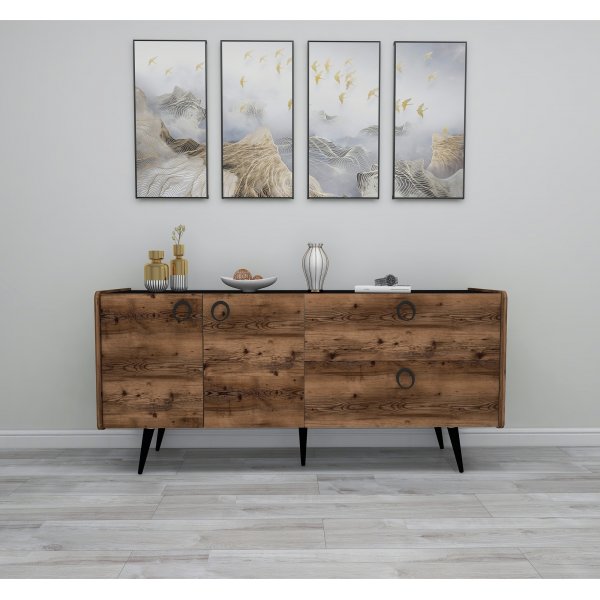 Linette skjenk - Lys valnøtt Linette skjenk - Lys valnøtt