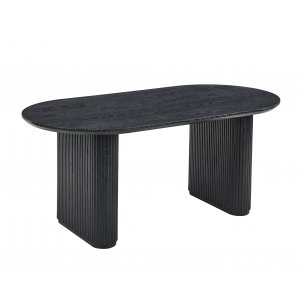 Callum spisebord 180x90 cm - Svartbeiset eik Callum spisebord 180x90 cm - Svartbeiset eik