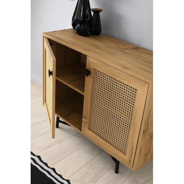 Tarsus skap - Eik/svart Tarsus skap - Eik/svart