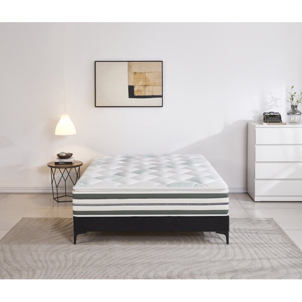 Madrass med innebygd madrassunderlag - Pocket system 5-soner Madrass med innebygd madrassunderlag - Pocket system 5-soner